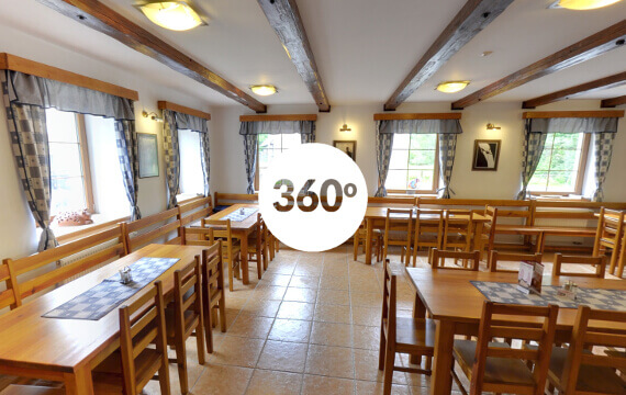prohlídka restaurace penzionu U Karabiny